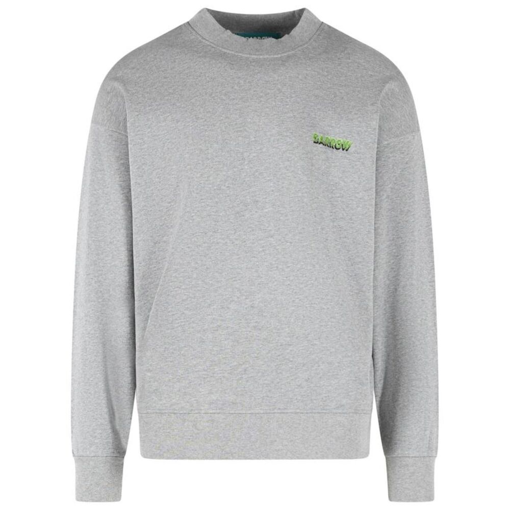 Barrow Gray Cotton Sweatshirt Men